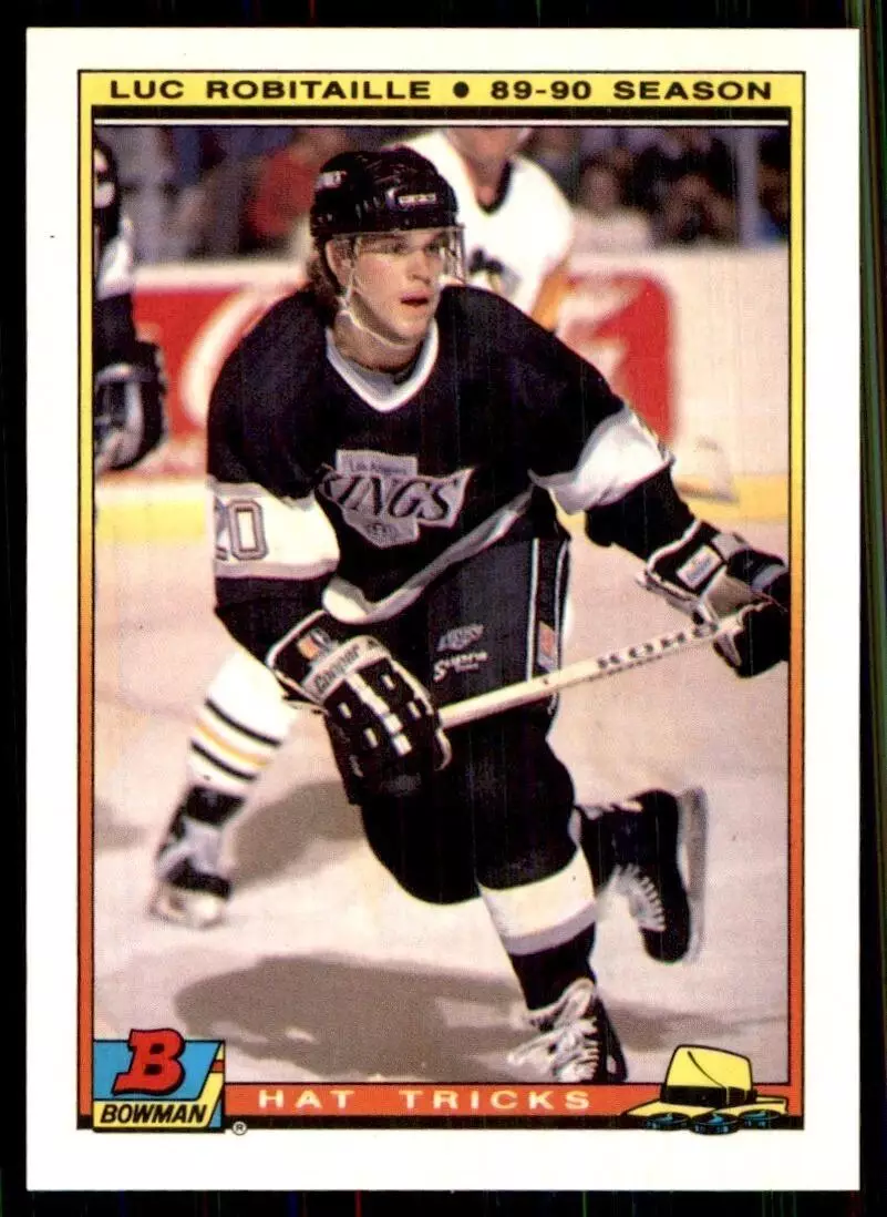1990-91 Bowman Hat Tricks #12 Luc Robitaille