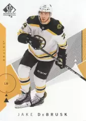 2018-19 SP Authentic #27 Jake DeBrusk
