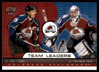 2001-02 Pacific #427 Joe Sakic/Patrick Roy
