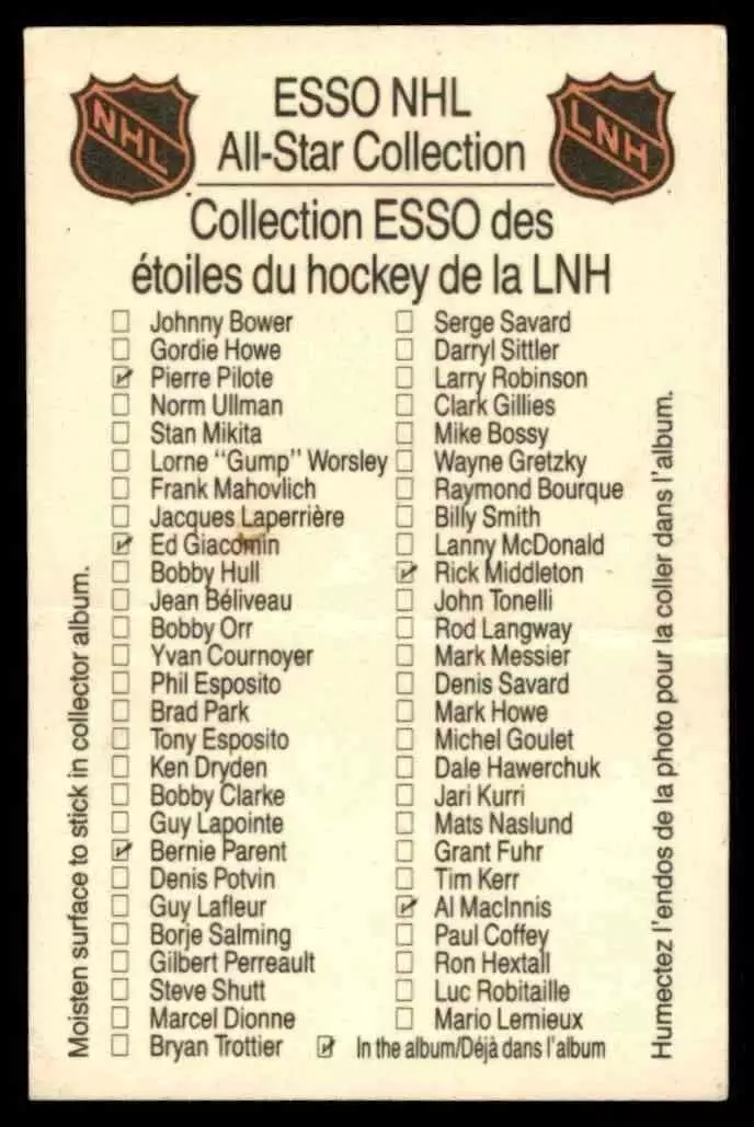 1988-89 Esso All-Stars #38 Luc Robitaille 1