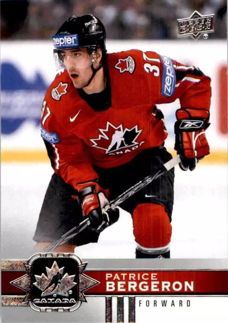 2017-18 Upper Deck Team Canada #124 Patrice Bergeron SP