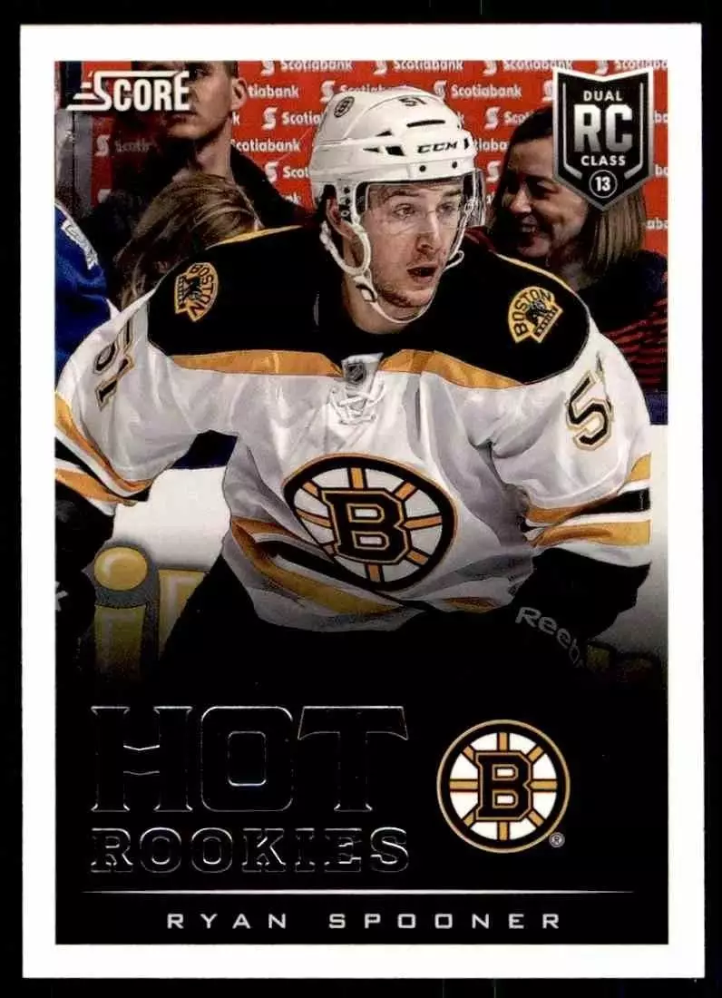 2013-14 Score #607 Ryan Spooner RC