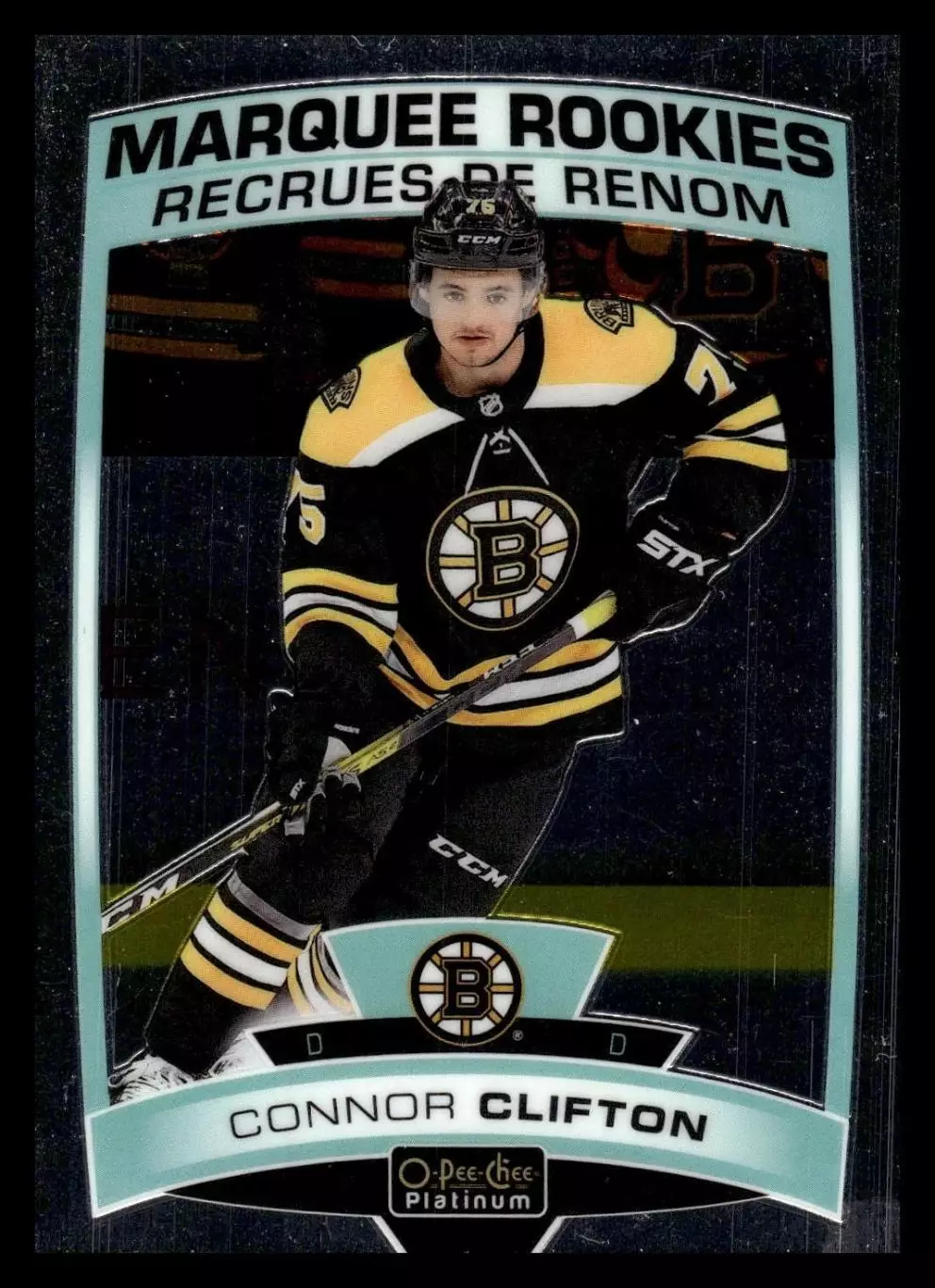 2019-20 O-Pee-Chee Platinum #185 Connor Clifton RC