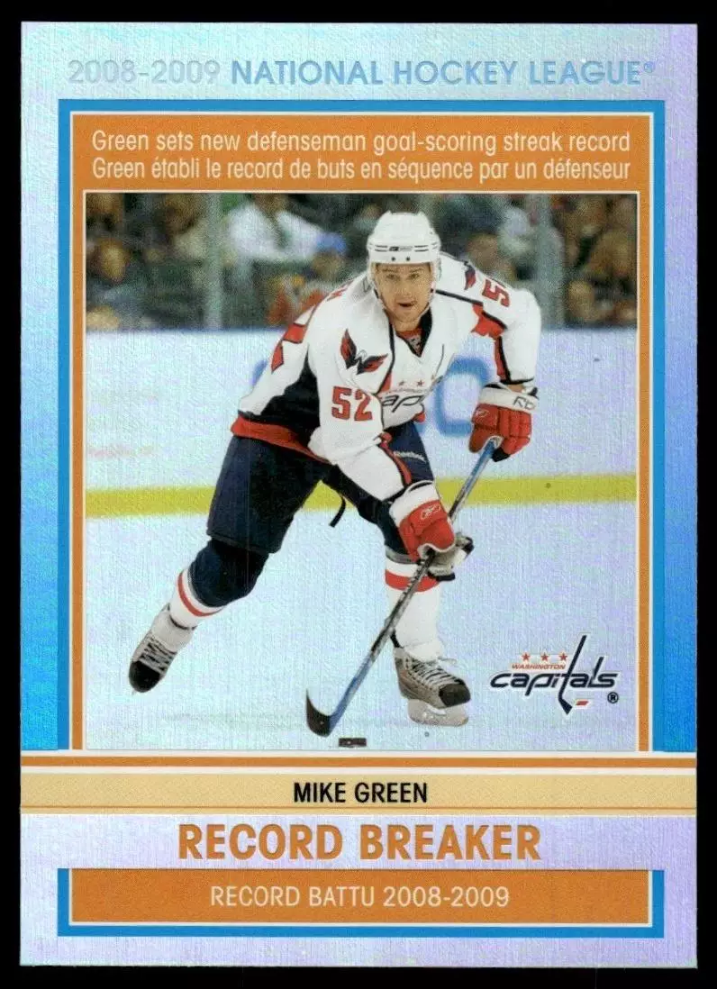 2009-10 O-Pee-Chee Record Breakers #RB7 Mike Green
