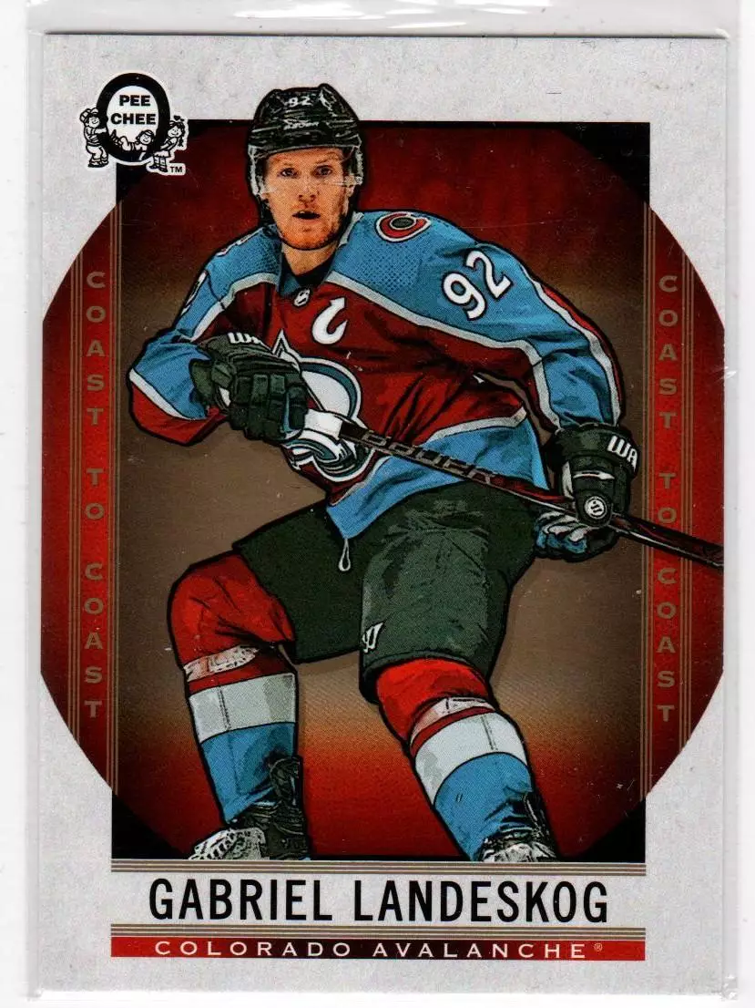 2018-19 O-Pee-Chee Coast to Coast ##14 Gabriel Landeskog