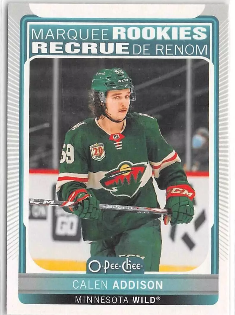 2021-22 O-Pee-Chee #531 Calen Addison RC \ Shanghai Dragons KHL
