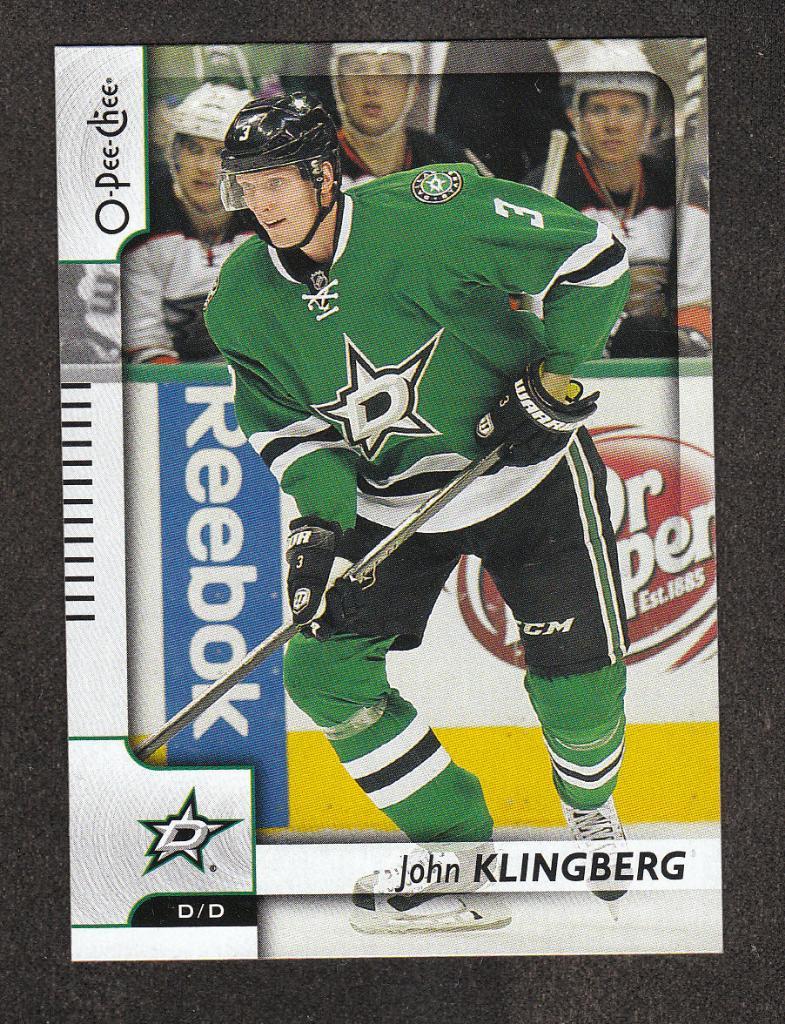 2017-18 O-Pee-Chee #179 John Klingberg (NHL) Dallas Stars