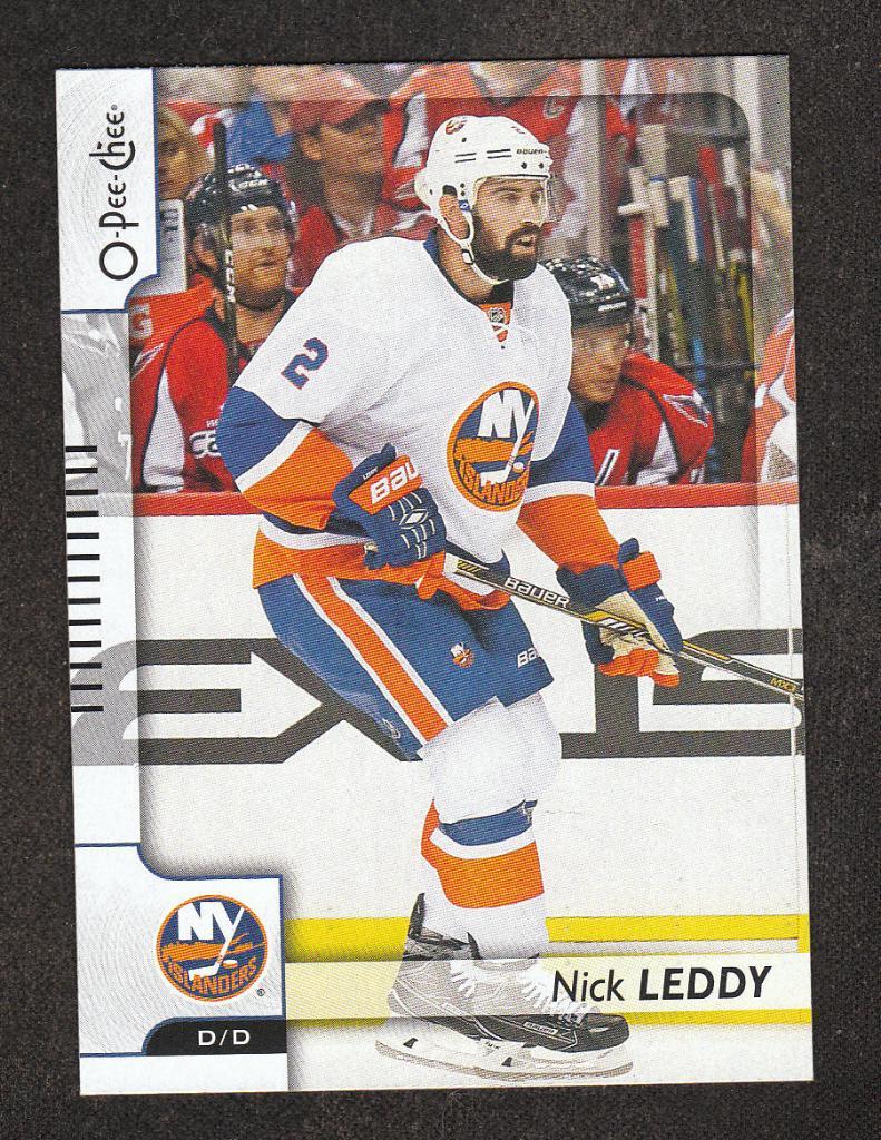 2017-18 O-Pee-Chee #342 Nick Leddy (NHL) New York Islanders