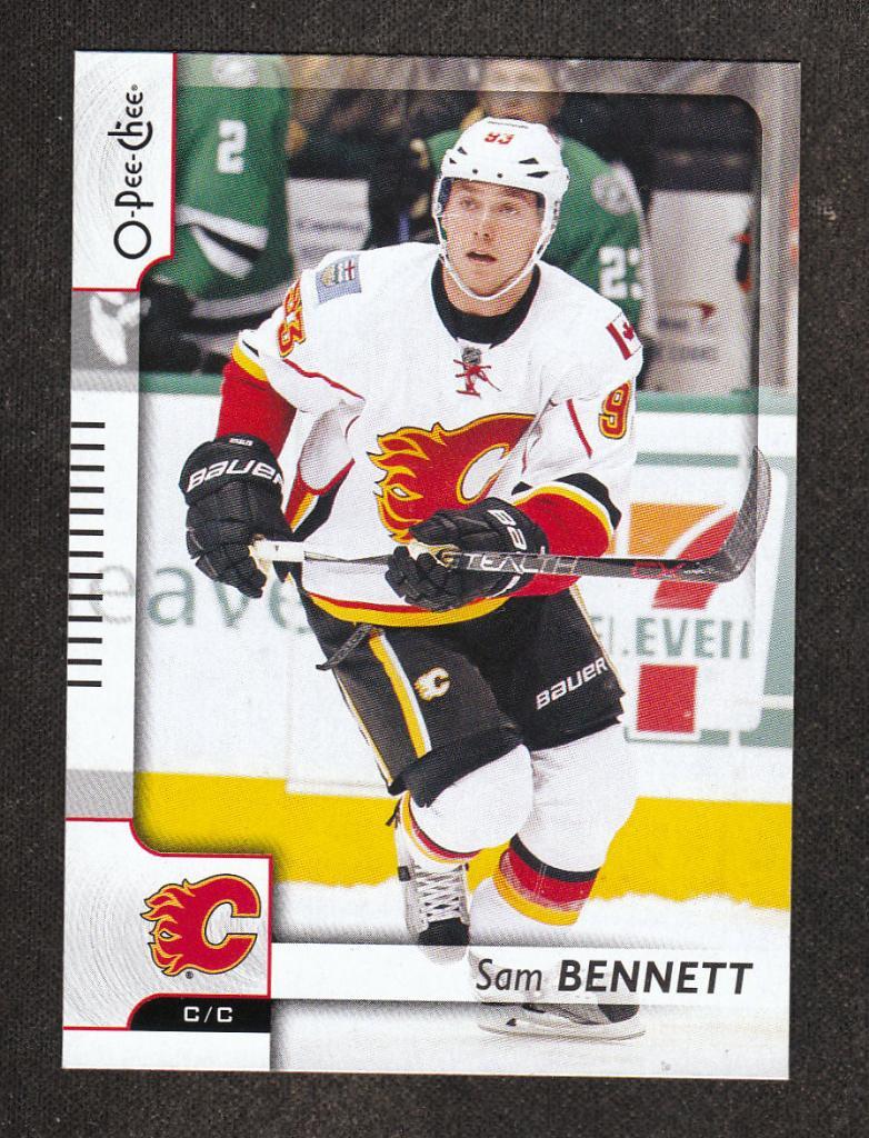 2017-18 O-Pee-Chee #268 Sam Bennett (NHL) Calgary Flames
