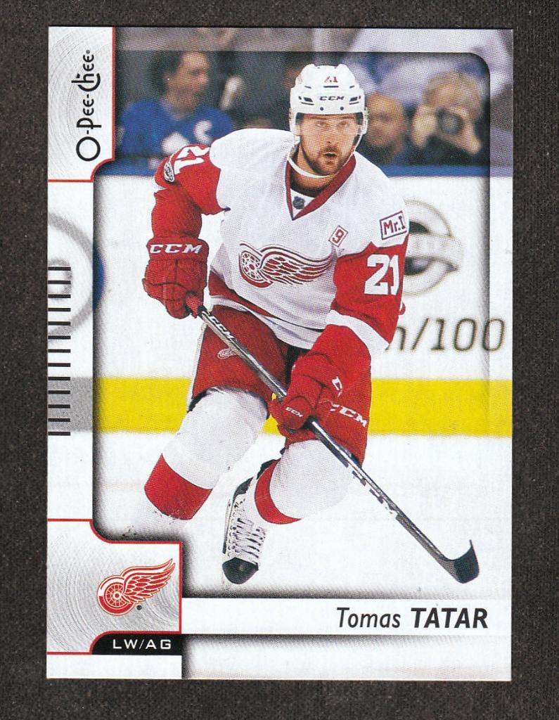 2017-18 O-Pee-Chee #310 Tomas Tatar (NHL) Detroit Red Wings