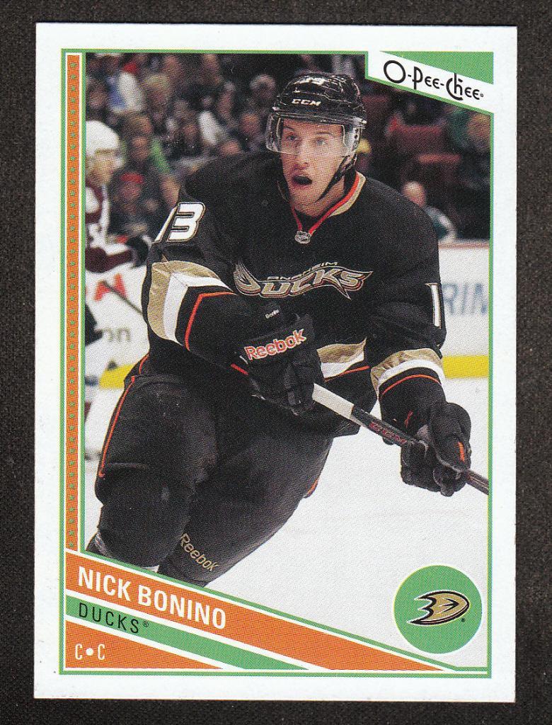 2013-14 O-Pee-Chee #345 Nick Bonino (NHL) Anaheim Ducks