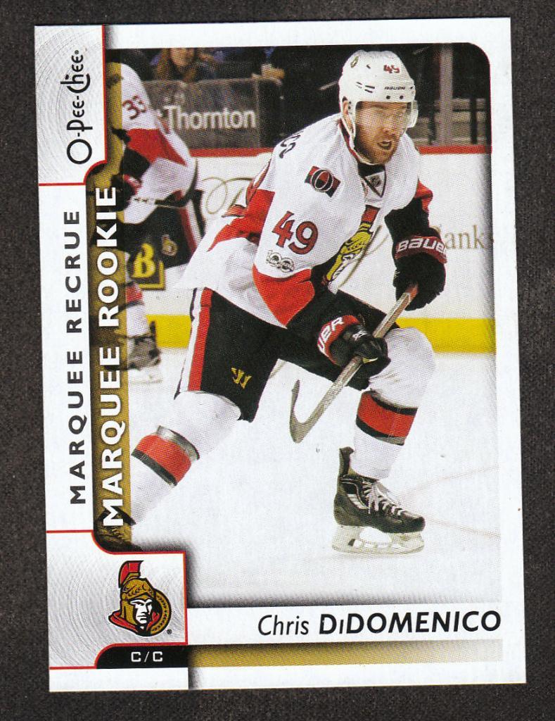 2017-18 O-Pee-Chee #531 Chris DiDomenico RC (NHL) Ottawa Senators
