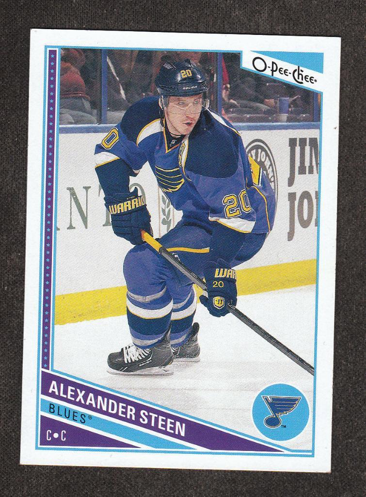 2013-14 O-Pee-Chee #454 Alexander Steen (NHL) StLouis Blues