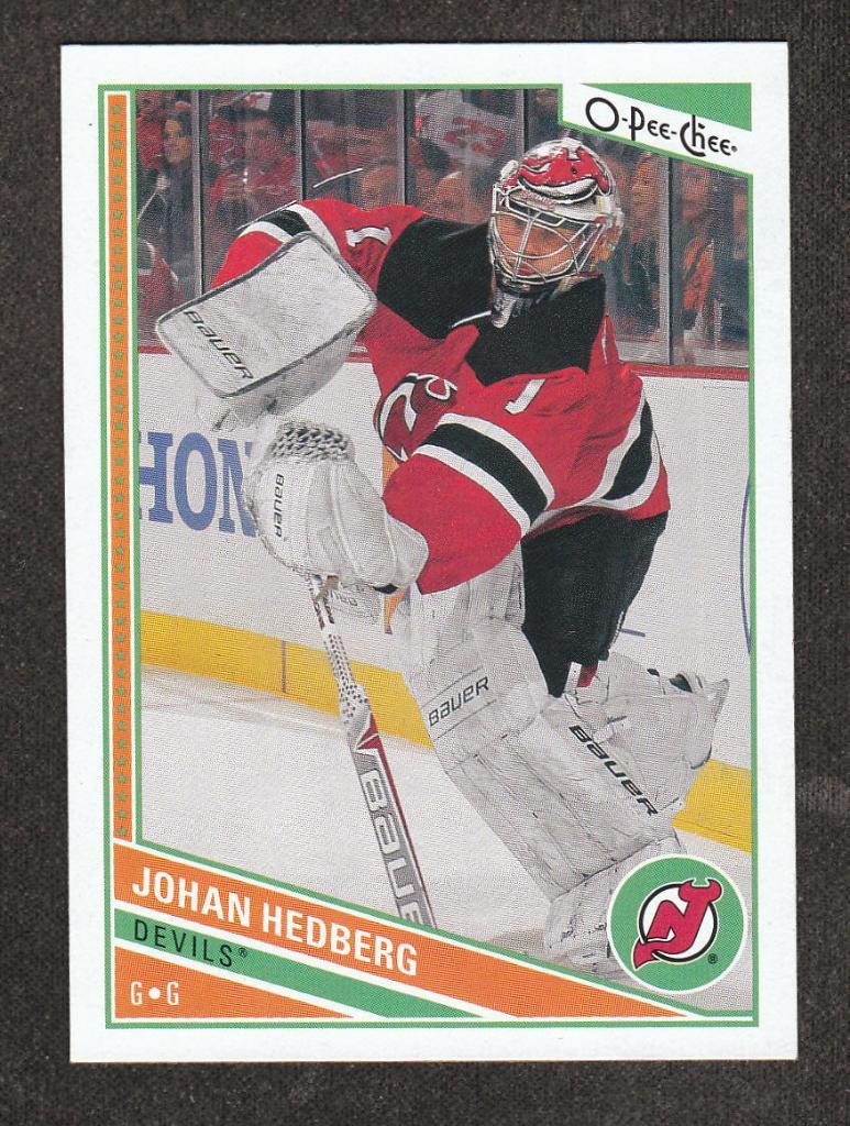 2013-14 O-Pee-Chee #312 Johan Hedberg (NHL) New Jersey Devils