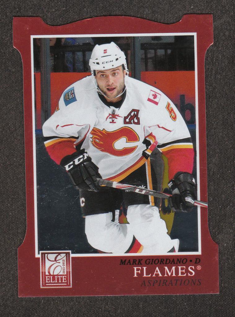 2011-12 Elite Aspirations #115 Mark Giordano (NHL) Calgary Flames