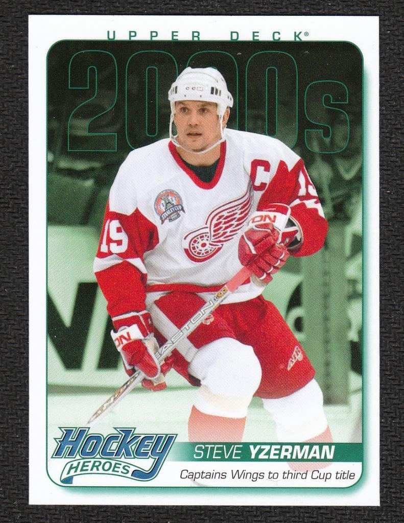2014-15 Upper Deck Hockey Heroes #HH66 Steve Yzerman (NHL) Detroit Red Wings