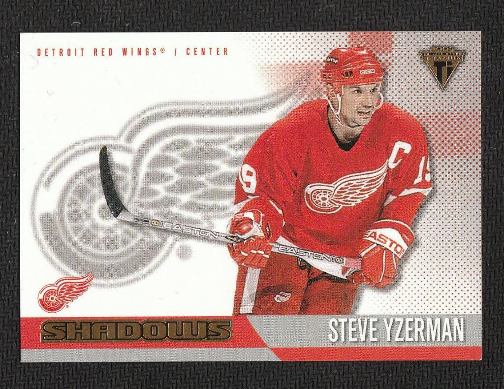 2002-03 Titanium Shadows #5 Steve Yzerman (NHL) Detroit Red Wings