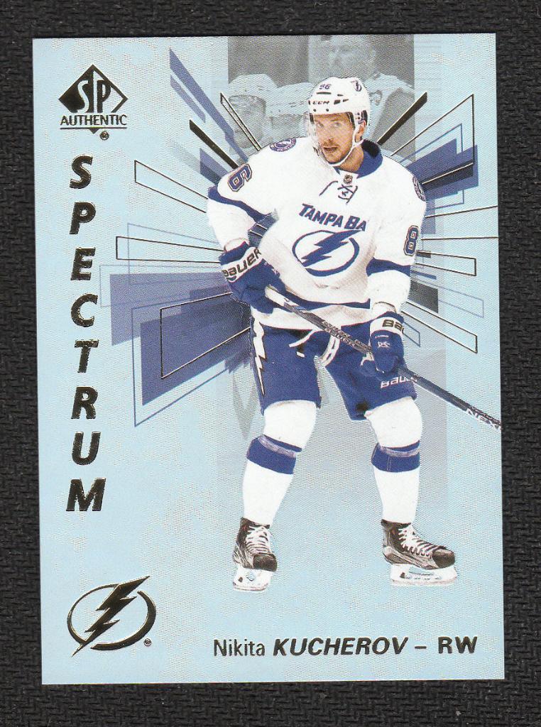 2016-17 SP Authentic Spectrum FX #S36 Nikita Kucherov (NHL) Tampa Bay Lightning