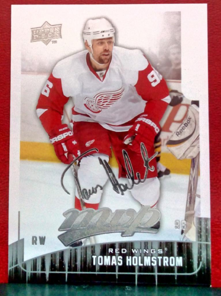 2009-10 Upper Deck MVP #194 Tomas Holmstrom (NHL) Detroit Red Wings