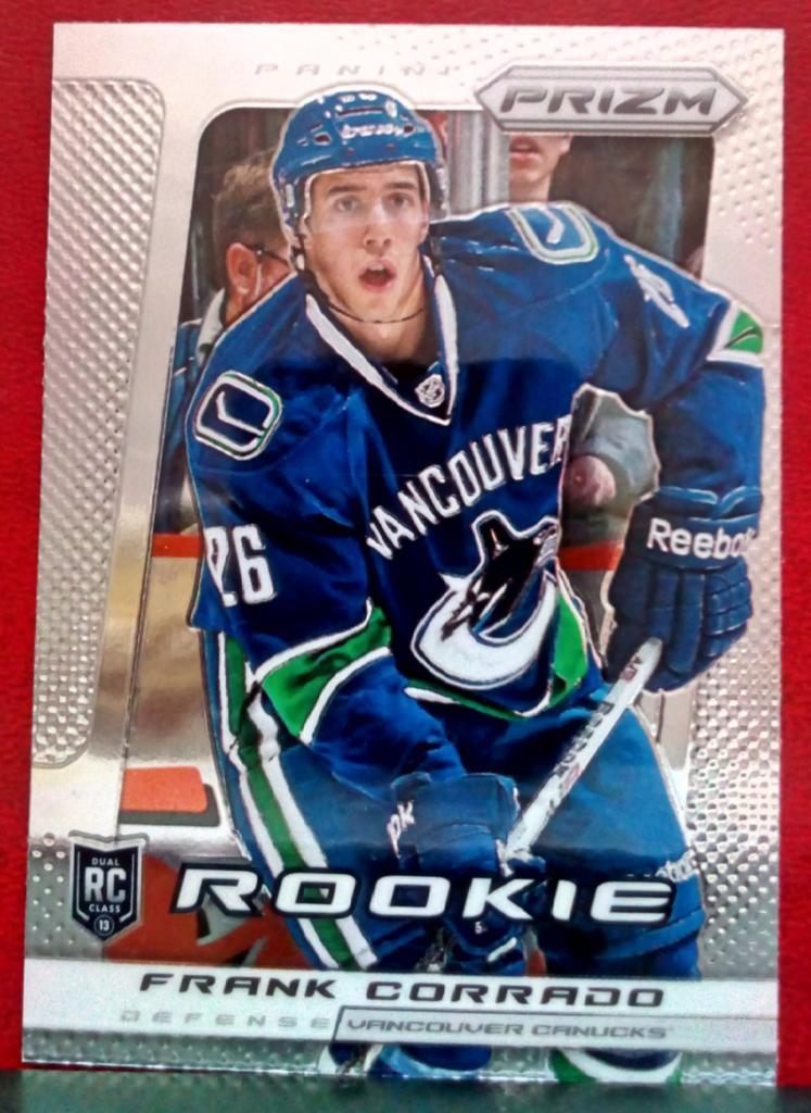 2013-14 Panini Prizm #290 Frank Corrado RC (NHL) Vancouver Canucks