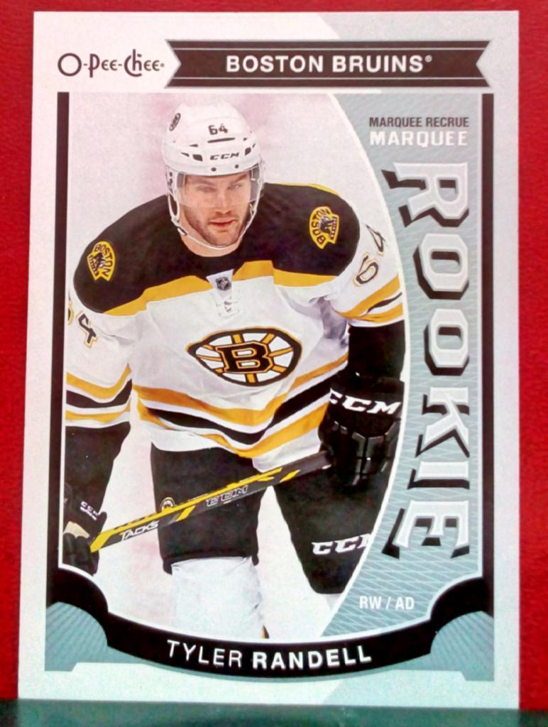 2015-16 O-Pee-Chee Update #U34 Tyler Randell (NHL) Boston Bruins