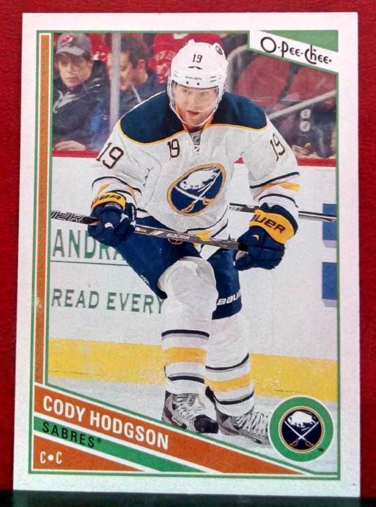 2013-14 O-Pee-Chee #314 Cody Hodgson (NHL) Buffalo Sabres