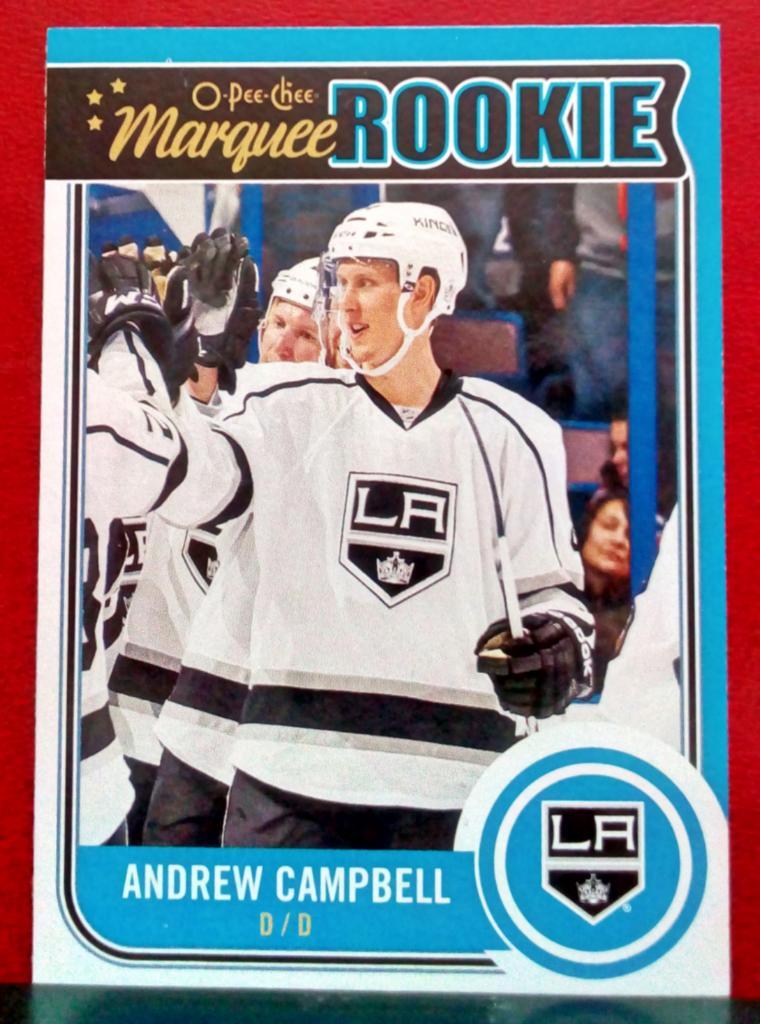 2014-15 O-Pee-Chee #513 Andrew Campbell RC (NHL) Los Angeles Kings