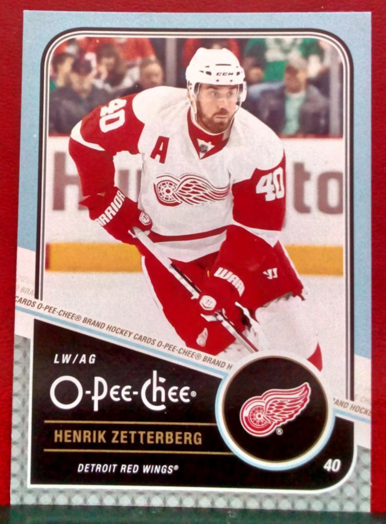 2011-12 O-Pee-Chee #5 Henrik Zetterberg (NHL) Detroit Red Wings