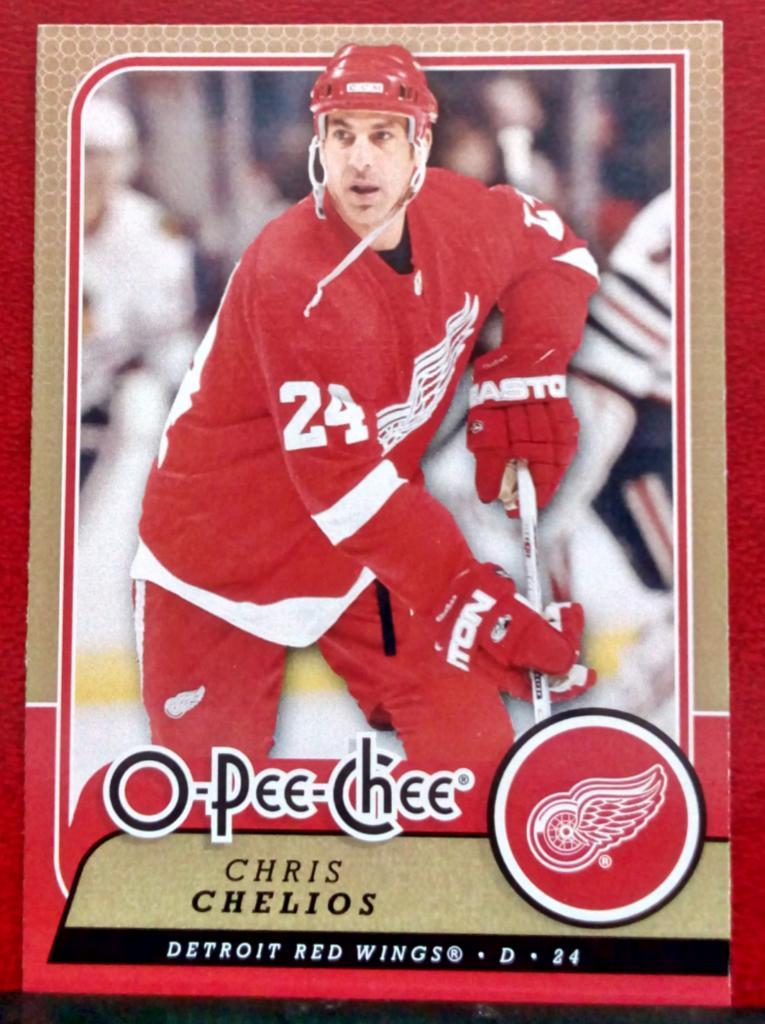 2008-09 O-Pee-Chee #329 Chris Chelios (NHL) Detroit Red Wings