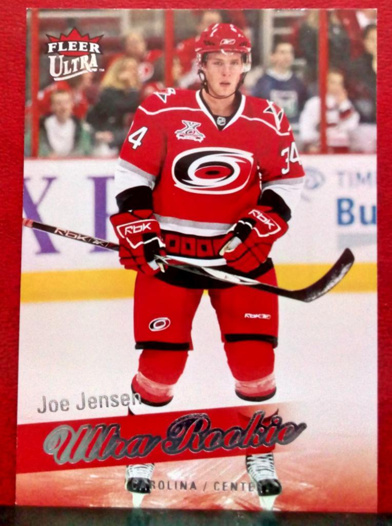 2008-09 Ultra #235 Joe Jensen RC (NHL) Carolina Hurricanes