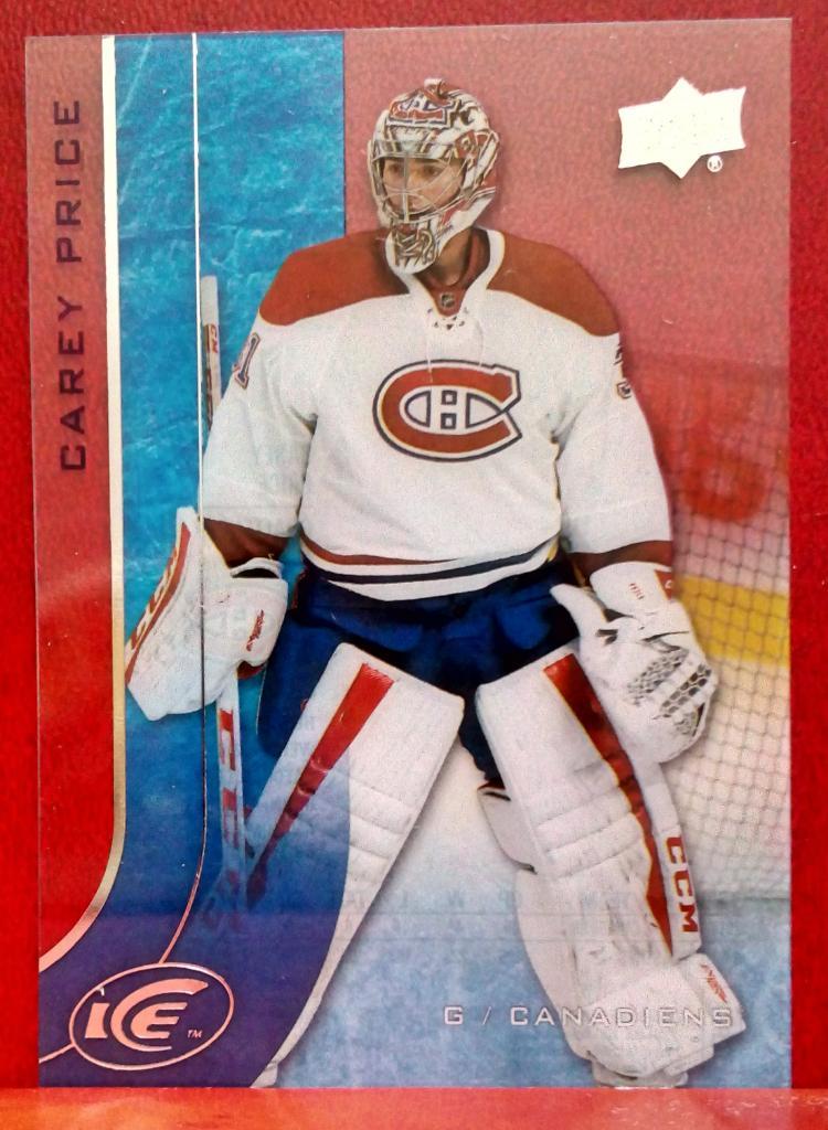 2015-16 Upper Deck Ice #71 Carey Price (NHL) Montreal Canadiens