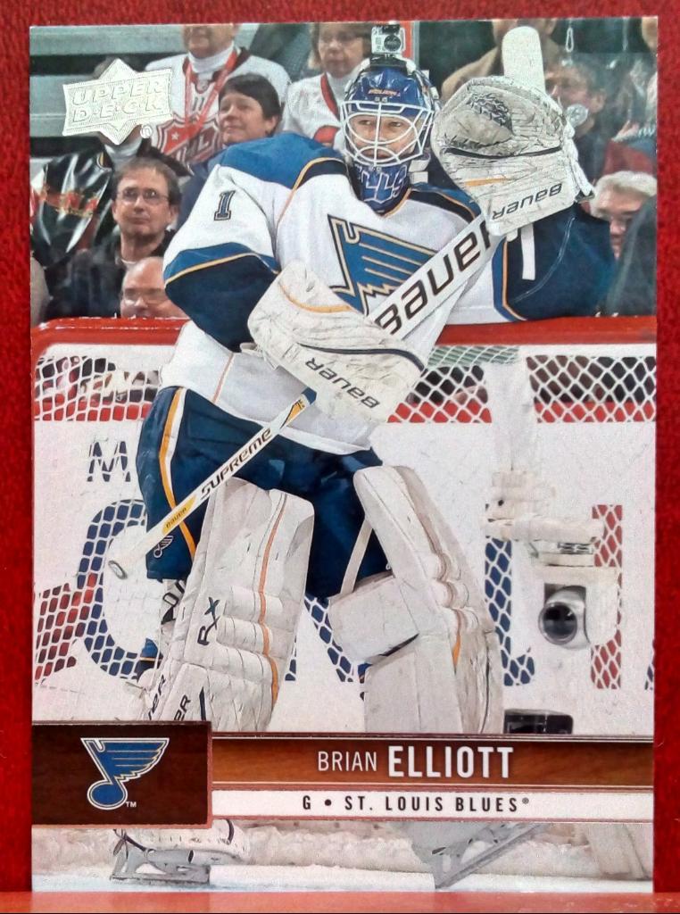 2012-13 Upper Deck #166 Brian Elliott (NHL) St Louis Blues