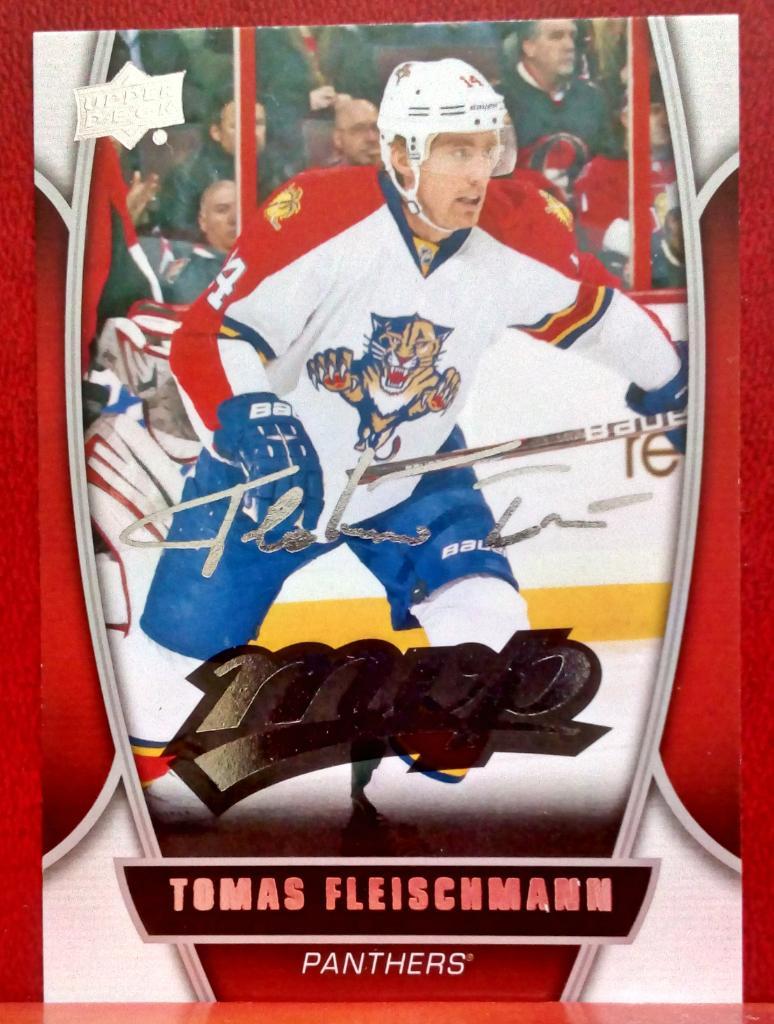 2013-14 Upper Deck MVP #1 Tomas Fleischmann (NHL) Florida Panthers