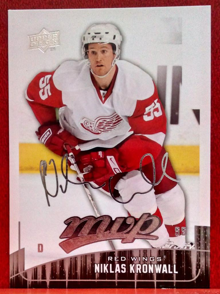 2009-10 Upper Deck MVP #197 Niklas Kronwall (NHL) Detroit Red Wings