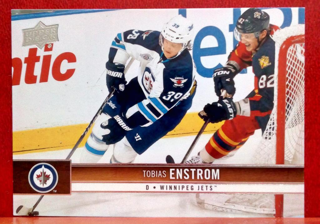 2012-13 Upper Deck #195 Tobias Enstrom (NHL) Winnipeg Jets