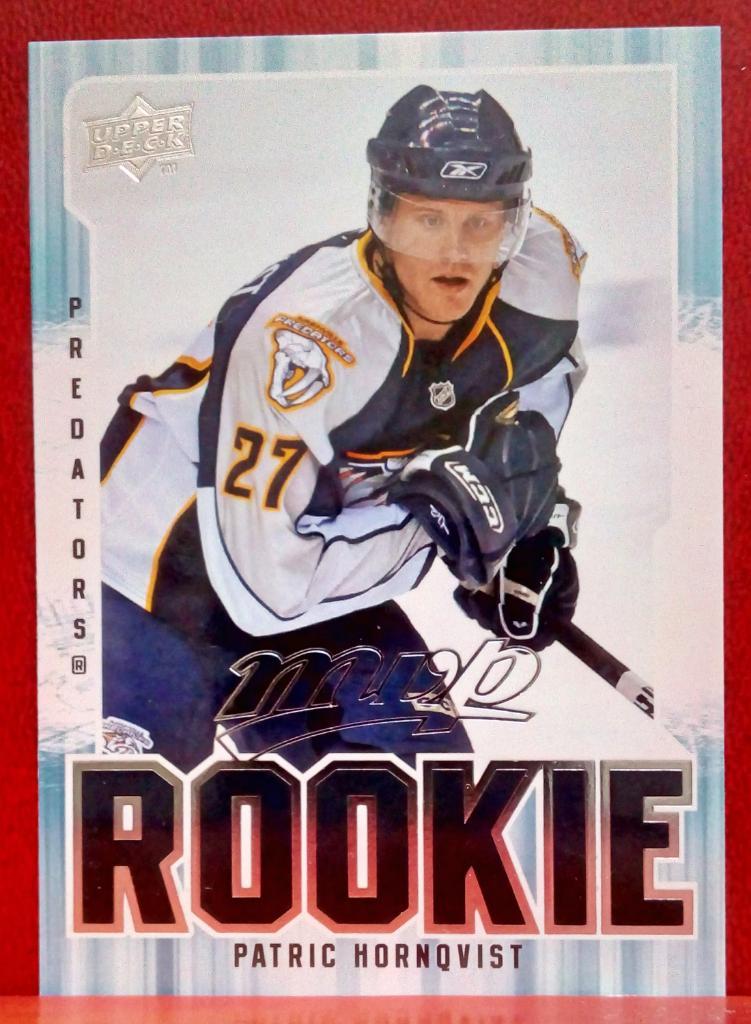 2008-09 Upper Deck MVP #372 Patric Hornqvist RC (NHL) Nashville Predators