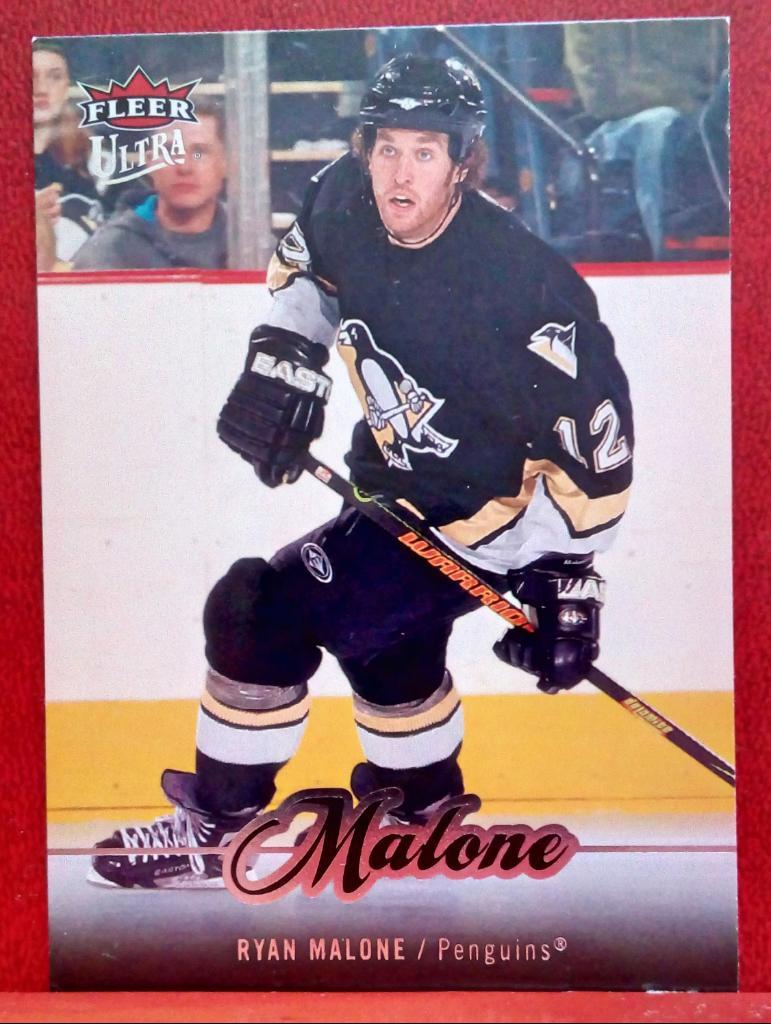 2007-08 Ultra #40 Ryan Malone (NHL) Pittsburgh Penguins