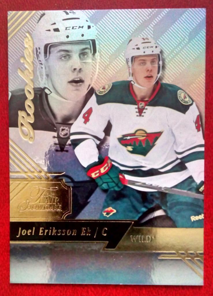 2016-17 Fleer Showcase Flair #27 Joel Eriksson Ek R0 (NHL) Minnesota Wild