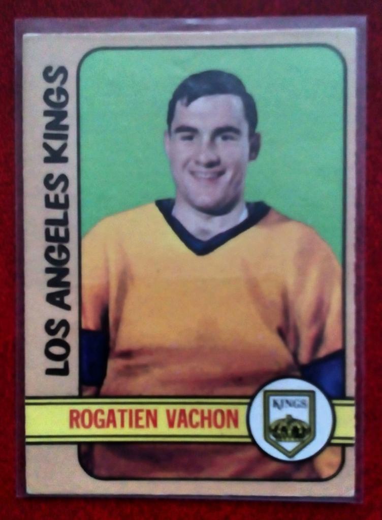1972-73 O-Pee-Chee #100 Rogatien Vachon UER (NHL) Los Angeles Kings