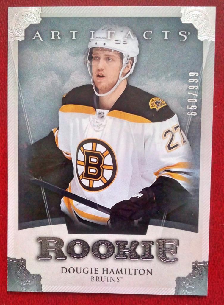 2013-14 Artifacts #163 Dougie Hamilton RC 650/999 (NHL) Boston Bruins