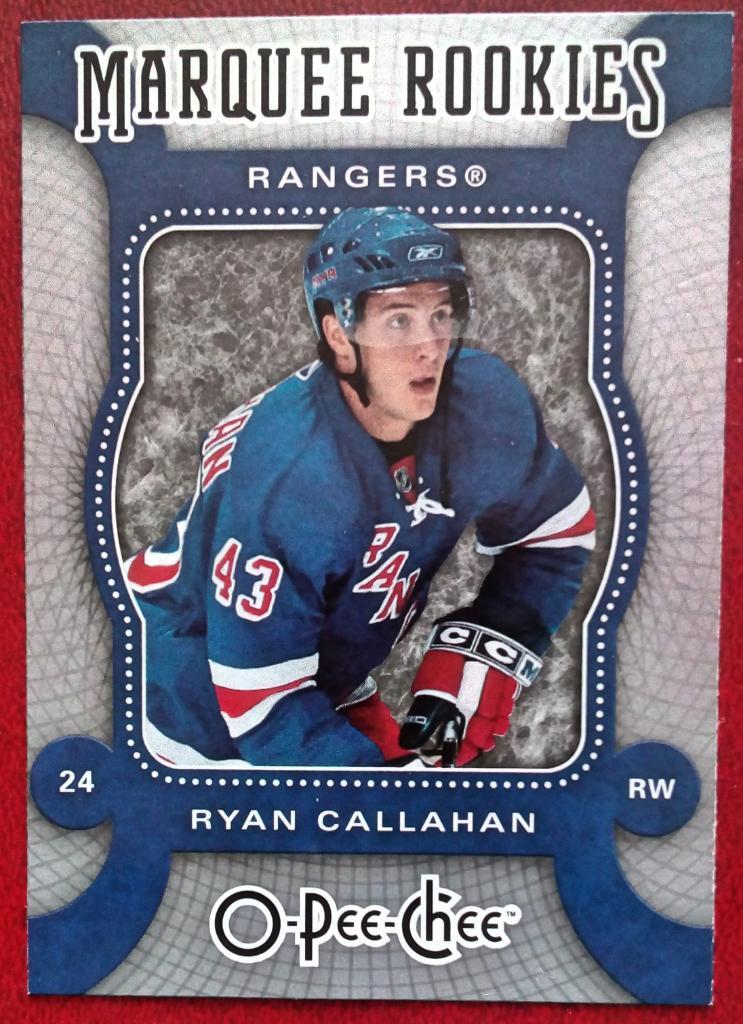 2007-08 O-Pee-Chee #574 Ryan Callahan RC (NHL)