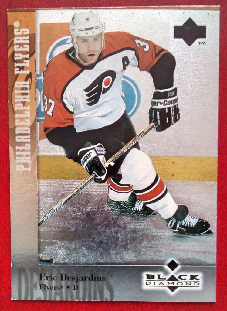 1996-97 Black Diamond #37 Eric Desjardins (NHL) Philadelphia Flyers
