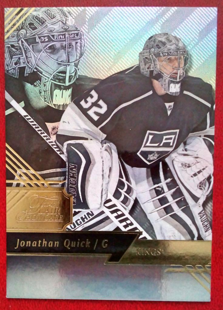 2016-17 Fleer Showcase Flair #6 Jonathan Quick R1 (NHL)
