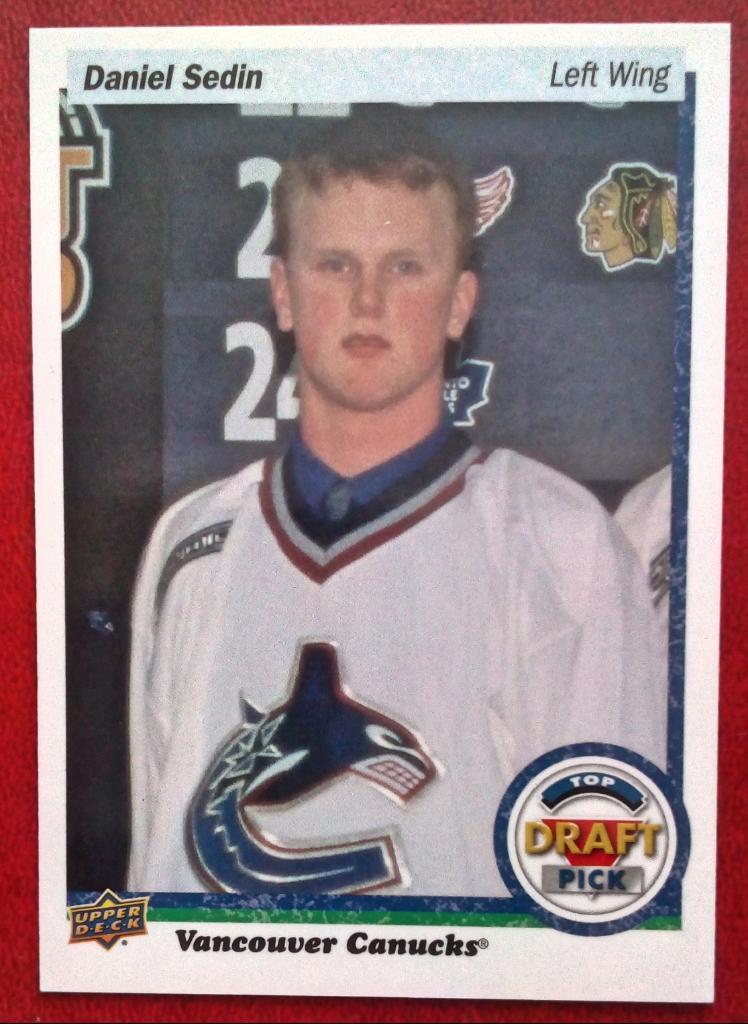 2016-17 Upper Deck Draft #DRAFT29 Daniel Sedin (NHL) Vancouver Canucks
