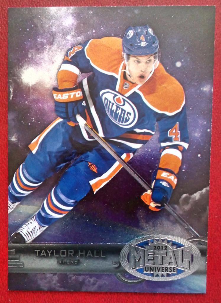 2012-13 Fleer Retro Metal Universe #56 Taylor Hall (NHL) Edmonton Oilers