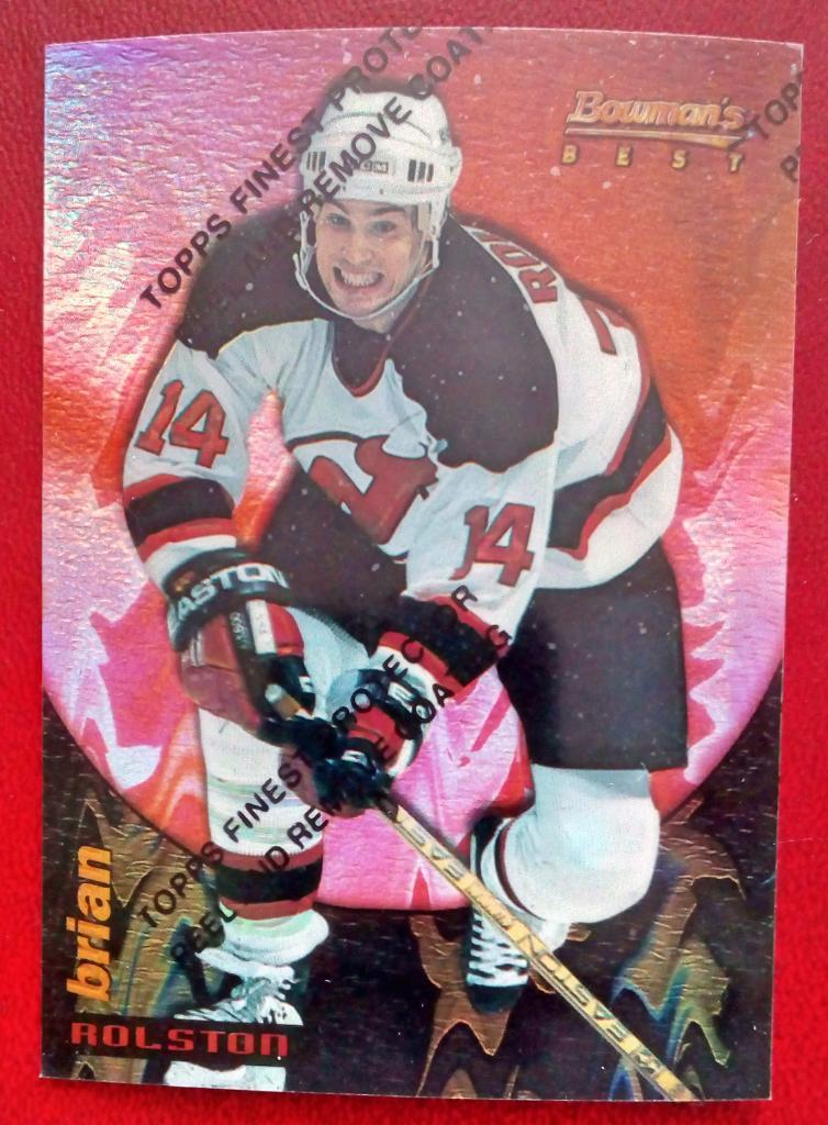 1994-95 Finest Bowman's Best #R9 Brian Rolston (NHL) New Jersey Devils