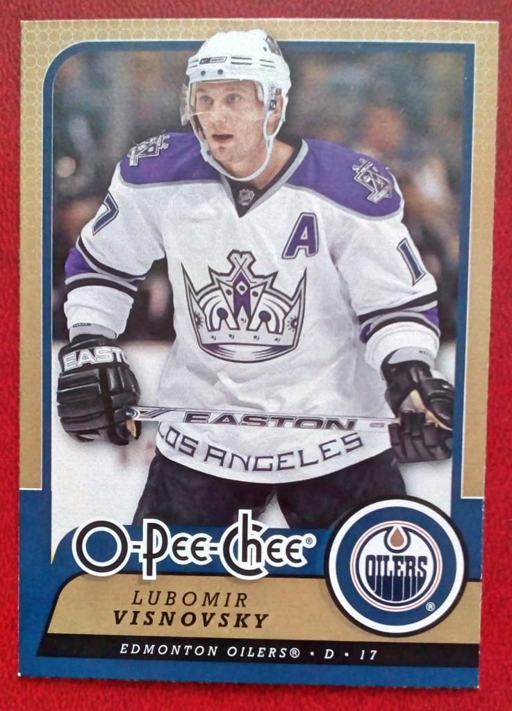2008-09 O-Pee-Chee #288 Lubomir Visnovsky (NHL) Edmonton Oilers