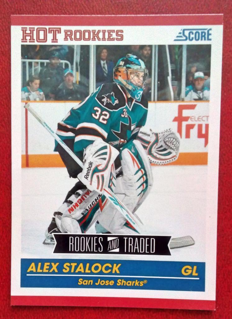 2010-11 Score #625 Alex Stalock RC (NHL) San Jose Sharks
