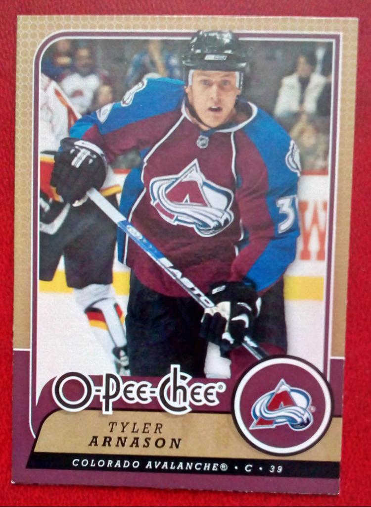 2008-09 O-Pee-Chee #331 Tyler Arnason (NHL) Colorado Avalanche