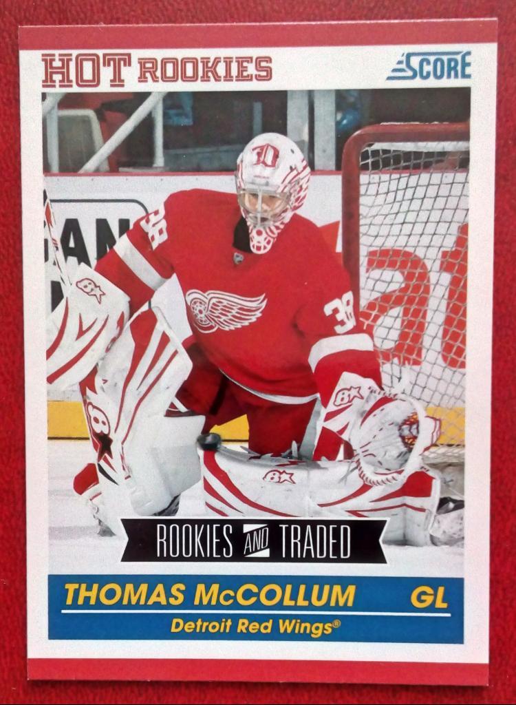2010-11 Score #619 Thomas McCollum RC (NHL) Detroit Red Wings